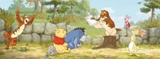 POSTER STAMPA FOTO MURALE CARTA PARATI PARETI BIMB WINNIE THE POOH DISNEY 202X73