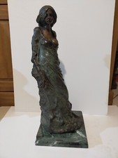 FIGURA DI DONNA IN BRONZO NICO VENZO NUNERATA FUSIONE SCULTURA ARTE ITALIANA 