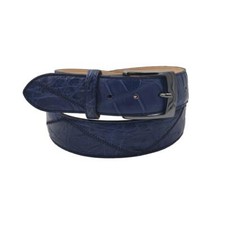 Cintura in Coccodrillo 4 cm lavorazione patchwork Piramidi