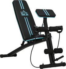 Panca Palestra Pieghevole, Panca Addominali Multifunzione Inclinabile Con Schien