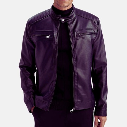 Giacca biker uomo - , elegante