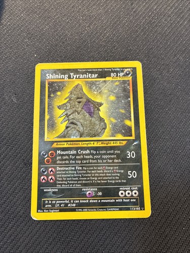Shining tyranitar 113 105 - shining, 113/105