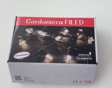 Arteleta F.20.W cordoniera 20 lampadine led E14 14V bianco freddo