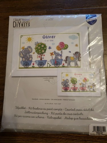 Kit punto croce vervaco fai - kit, da