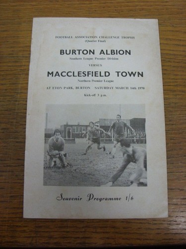 1970 burton albion - 14/03/1970, v