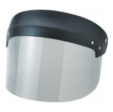 VISIERA RIBALTABILE PER CASCO JET A TRE BOTTONI FISSAGGIO CON BOTTONI