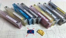 2 Kit cartucce ricaricabili EPSON Stylus Pro 9700 + Chip Resetter