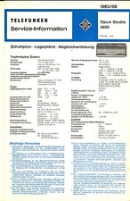 Manuale di servizio Telefunken