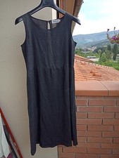 Abito donna lino nero Alberto
