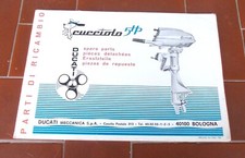 LIbretto PARTI DI RICAMBIO Motore fuoribordo CUCCIOLO 5 HP DUCATI 1967
