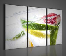 QUADRO MODERNO COCKTAIL LEMON ARREDAMENTO BAR QUADRI MODERNI DRINK ARREDARE TELE