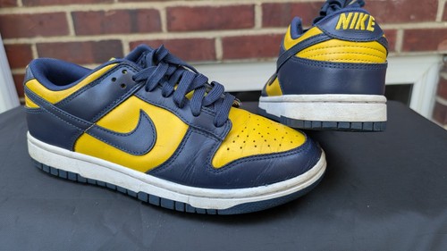 Nike dunk low stile michigan - low, "michigan"