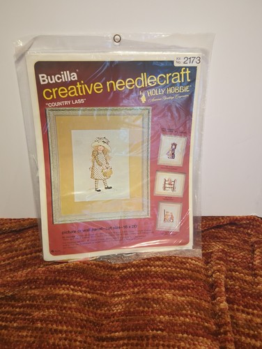 Kit ricamo vintage bucilla - kit,