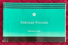 VOYAGER Chrysler Libretto Uso e Manutenzione 1992