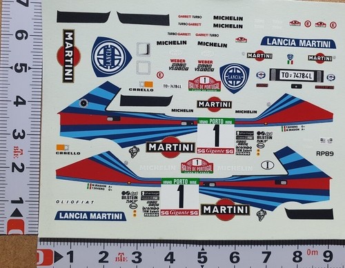 Decals lancia delta hf - delta, 8v