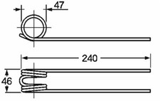 Dente ranghinatore adattabile