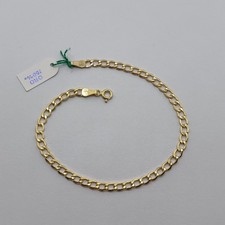 BRACCIALE DA UOMO A MAGLIA GRUMETTA IN ORO GIALLO 18KT 2,45 GRAMMI (8146)