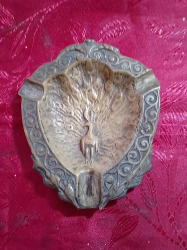 Antico posacenere bronzo - antico,