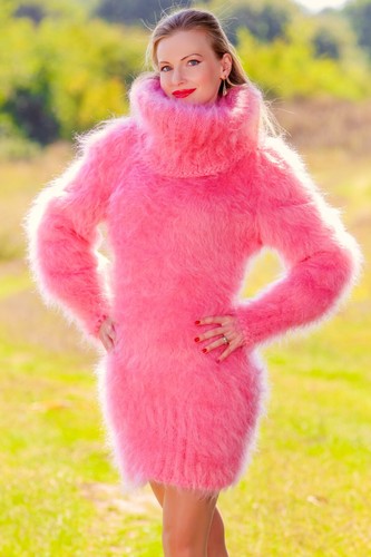 Abito mohair rosa - in,
