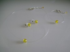 Parure enfant femme - parure, jaune
