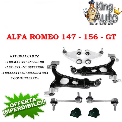 Kit bracci sospensione - kit,