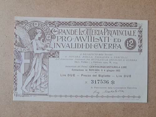 Biglietto grande lotteria - biglietto,