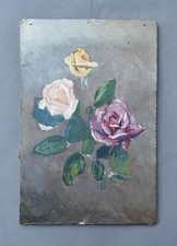 Rose, olio su tavola, quadro