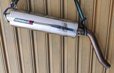 Scarico Terminale Marmitta Honda Transalp 650 Marca Dominator Made In Italy 