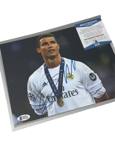 Foto autografata cristiano - autografata,