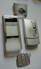 COVER NOKIA N72 SILVER-COMPATIBILE-BUONA QUALITà