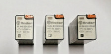 BLOCCO DI NR. 3 RELE' FINDER 55.34.8.024.0040 24 VAC 4 CONTATTI 7A 250V