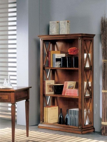 Libreria noce italiana con - libreria,