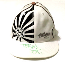 Cappello Originale Billabong New Era Autografato Dal Cantante Rapper Termanology