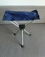 sgabello pieghevole campeggio pesca alluminio e tela con custodia