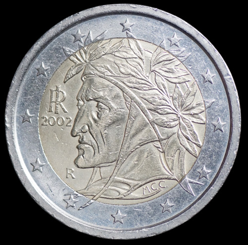 Dante alighieri moneta 2 - dante, da
