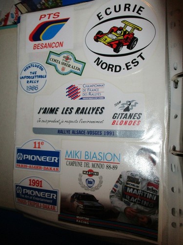 Lot autocollants sport auto - 8,