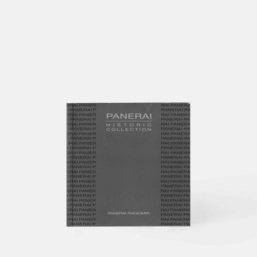 Panerai booklet radiomir - booklet,