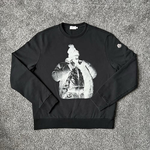 Felpa girocollo moncler stampa - girocollo,