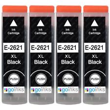 4 Nero Cartucce d'inchiostro per Epson Expression XP-510 XP-605 XP-610 XP-720