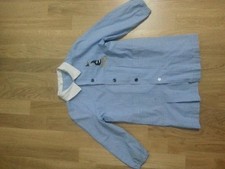 lotto 719 grembiule grembiulino quadrucci asilo scuola bimbo bambino mis.65