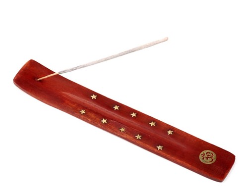 Brucia incenso legno fatto - brucia,