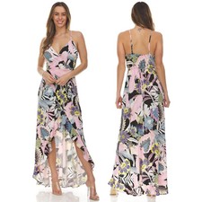 Maxi abito asimmetrico donna