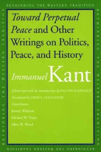 Toward perpetual peace - peace, &