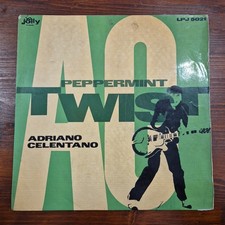 LP Adriano Celentano - Peppermint Twist LPJ 5021 Made In Italy Musica Pop Vinile