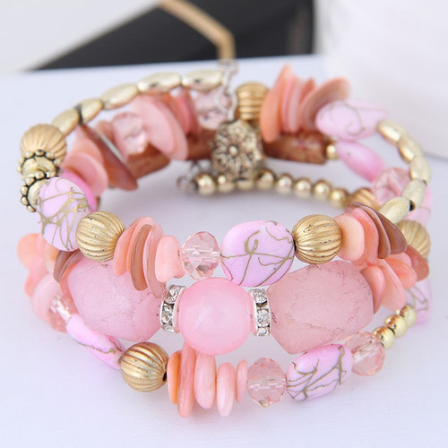 Bracciale unisex boemia - bracciale, agata