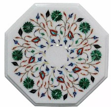 Intarsi in marmo bianco 24