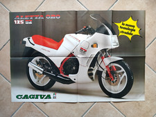 CAGIVA ALETTA ORO 125 S2- MOTO ELEFANTRE 125  DOPPIO MAXI POSTER MOTOSPRINT