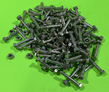 (Confezione da 100) Bullone e Dado per perno di taglio per Ariens 51001500, 510015, 01019500, 10195