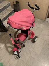 TRICICLO PER BAMBINI PASSEGGINO BIMBA CON TETTUCCIO - COLIBRINO
