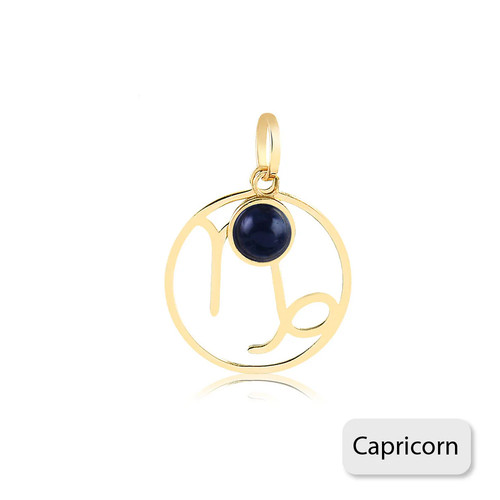 Ciondolo medaglia capricorno - medaglia,
